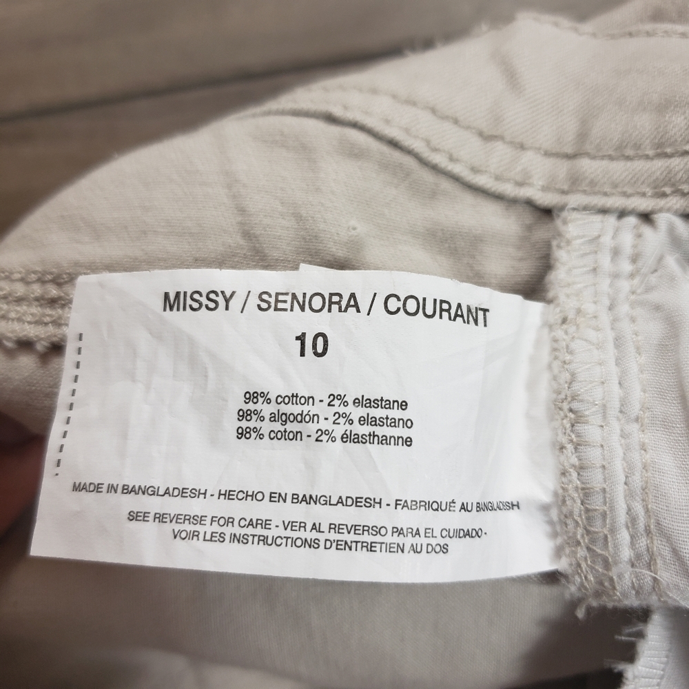 GLORIA VANDERBILT STONEWOOD CAPRI SIZE 10 - Picture 12 of 13